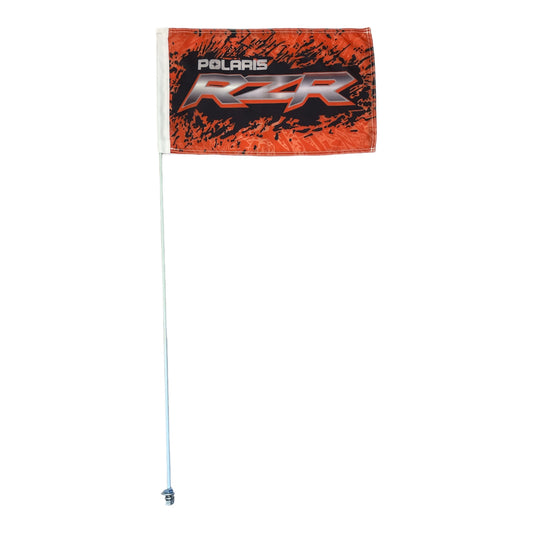 JLP 3.5 Ft Tall 1/4 In Pole 19x12 In Flag Whip Mudding Mud Sports Flexible RZR