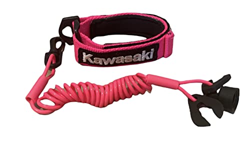 Kawasaki Jetski STX1100 ZXI STX12F ULTRA STX15F X2 Lanyard With Whistle Wrist Band Lanyard Pink / Pink