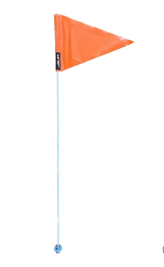 JLP 7' Foot Tall 5/16 Heavy Duty Flag Whip LTZ400 LTR450 LTZ50 LTZ90 Flag Ozark Can-am, white