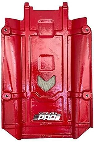 Moto acuática vintage NOS OCEAN PRO Racing Ride-Plate Kawasaki JS 440 550 550SX ROJA