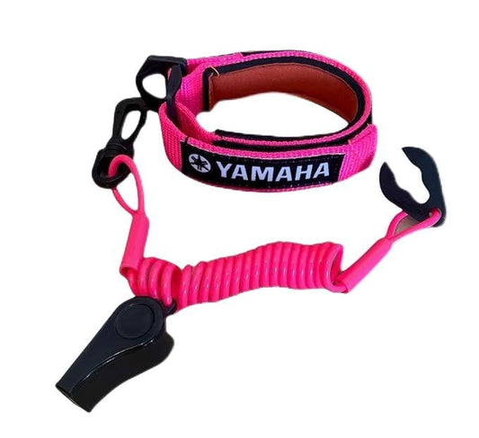 JLP Yamaha Superjet SJ Waverunner GP XL VX VXR Raider LX SHO Replacement Lanyard & Whistle Wrist Band Pink