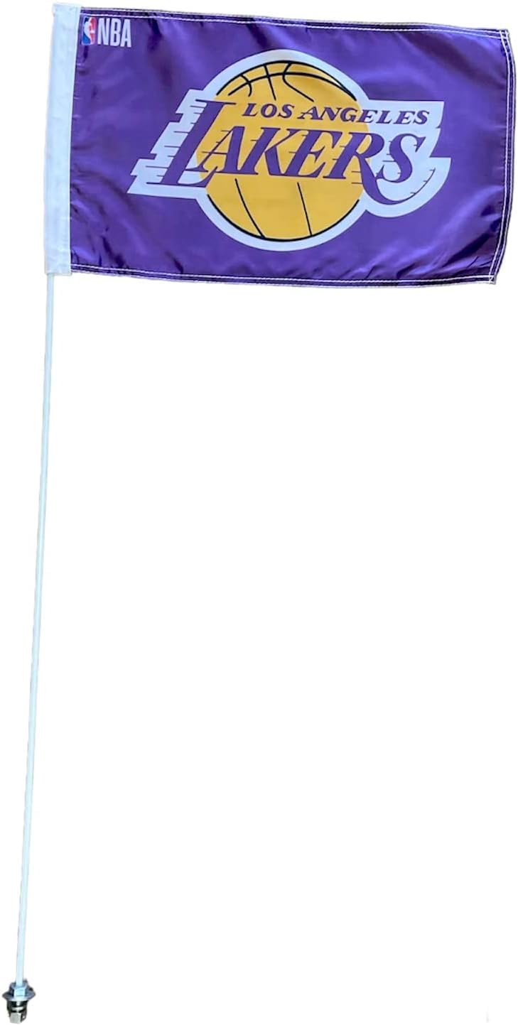 JLP 7' Foot Tall 5/16 Heavy Duty Flag Whip LTZ400 LTR450 LTZ50 LTZ90 Flag Ozark Whip Can-am Lakers, white