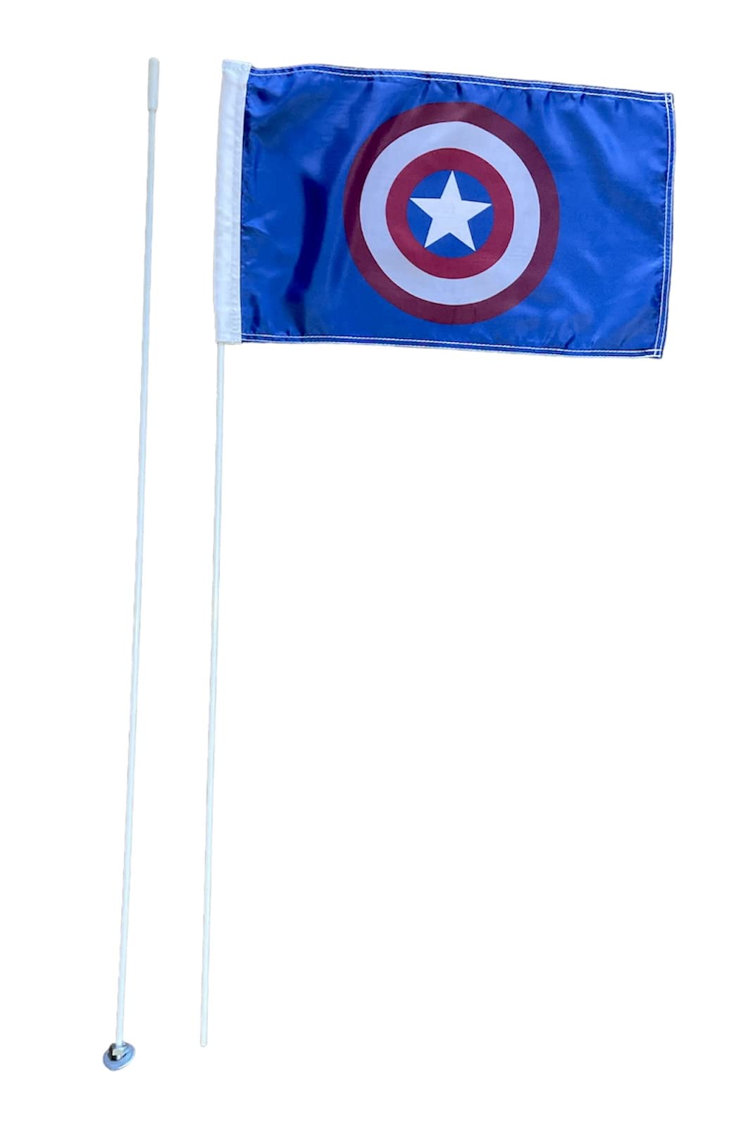 Wildcat Razr Teryx Rhino Big Red Mule 2 Part 7' Whip Flag Can-am RZR Captain America