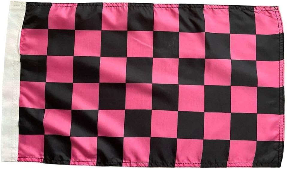 JLP 7' Foot Tall 5/16 Heavy Duty Flag Whip LTZ400 LTR450 LTZ50 LTZ90 Flag Ozark Whip Can-am Checkers Pink, white