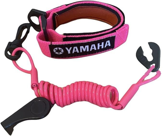JLP Yamaha Superjet SJ Waverunner GP XL VX VXR Raider LX SHO Replacement Lanyard & Whistle Wrist Band Pink