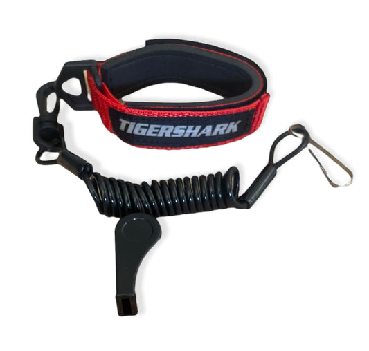 jlp Tigershark Tiger Shark Barracuda Daytona Monte Carlo Montego Replacement Lanyard, Whistle & Wrist Band Red / Black