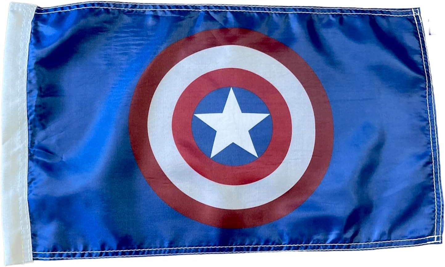 Látigo de bandera resistente JLP de 7 pies de alto y 5/16 pulgadas para LTZ400, LTR450, LTZ50, LTZ90, Látigo de bandera Ozark para Can-am Captain America?, blanco