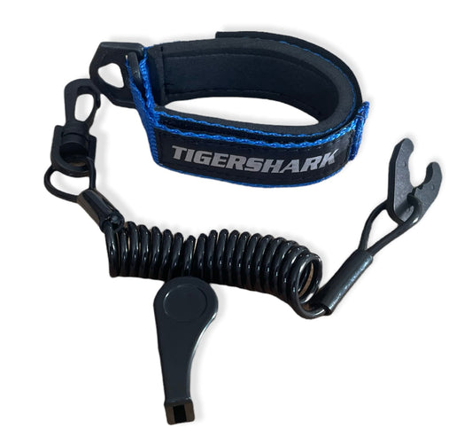 Tigershark Tiger Shark Barracuda Daytona Monte Carlo Monteg Lanyard & Wrist Band Whistle Blue Black