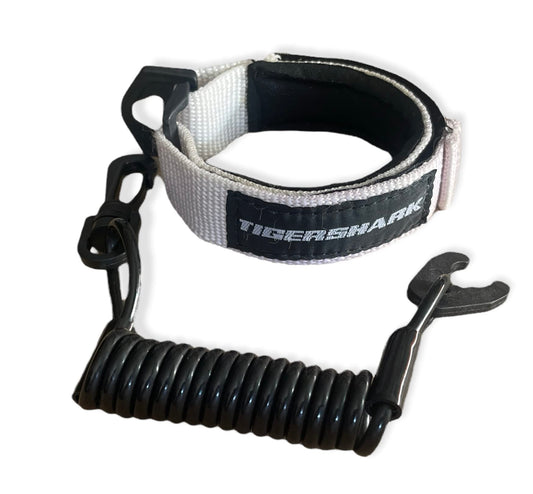 Tigershark Tiger Shark Barracuda Daytona Monte Carlo Monteg Lanyard & Wrist Band White / black