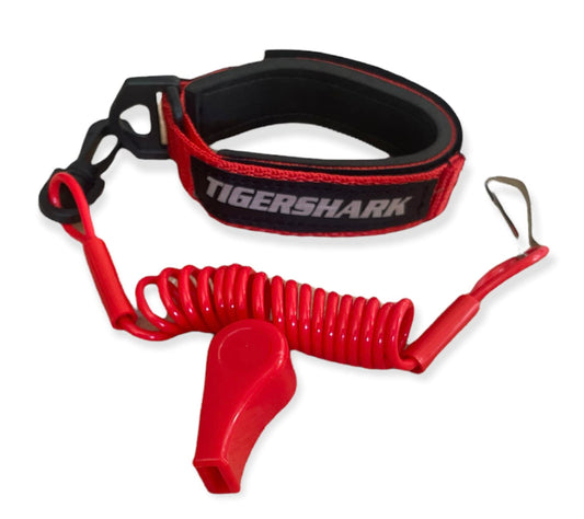 jlp Tigershark Tiger Shark Barracuda Daytona Monte Carlo Montego Replacement Lanyard, Whistle & Wrist Band Red