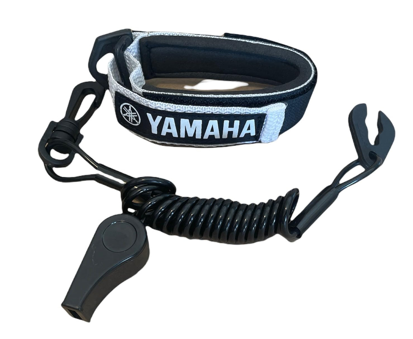 JLP Yamaha Superjet SJ Waverunner GP XL VX VXR Raider LX SHO Replacement Lanyard & Whistle Wrist Band White