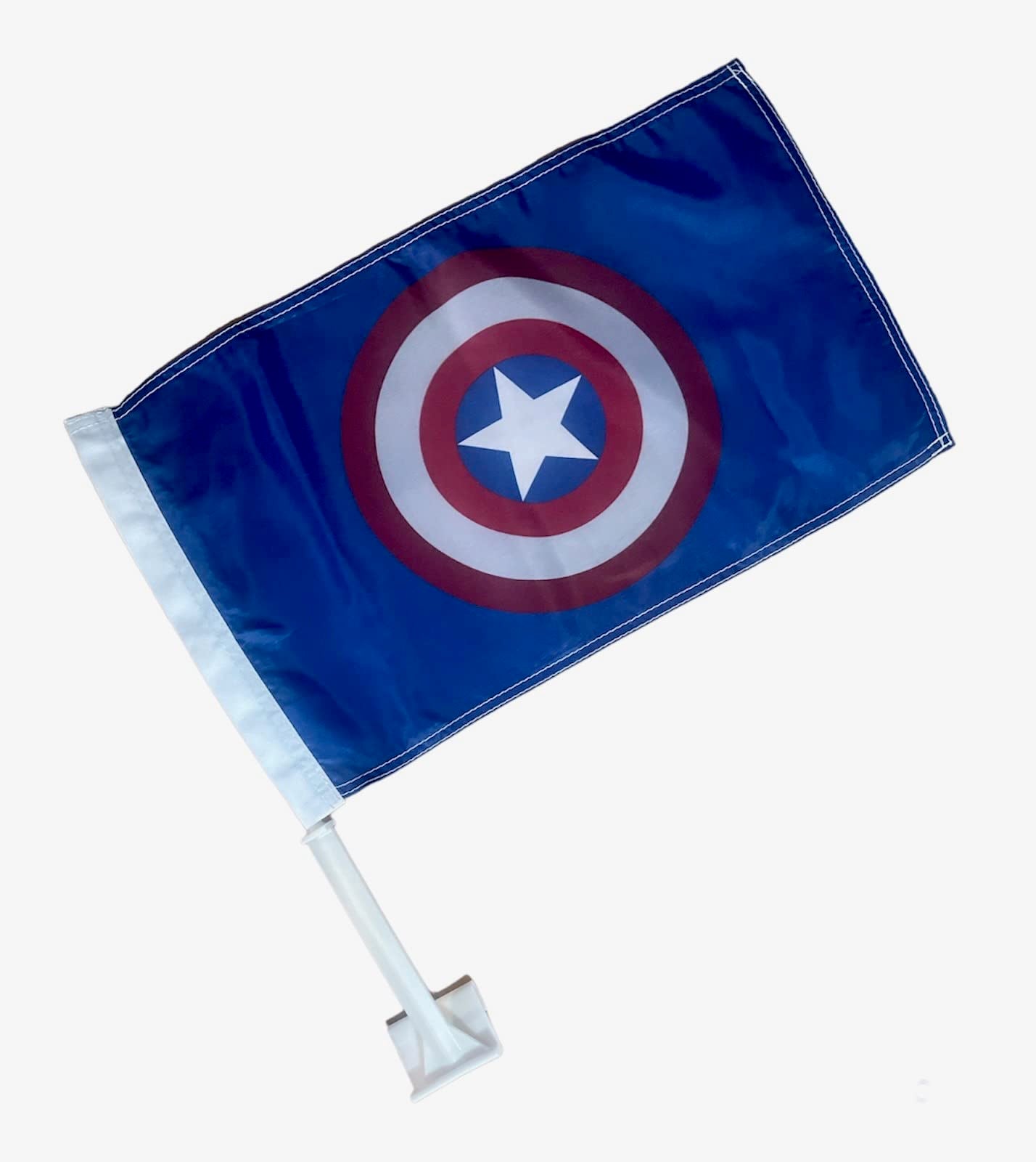 Car Window Clip on Flag Polaris RZR Captain America