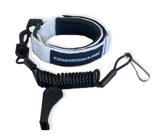 jlp Tigershark Tiger Shark Barracuda Daytona Monte Carlo Montego Replacement Lanyard, Whistle & Wrist Band White / Black