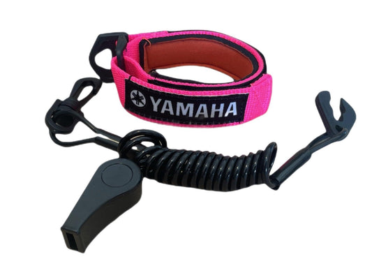 JLP Yamaha Superjet SJ Waverunner GP XL VX VXR Raider LX SHO Replacement Lanyard & Whistle Wrist Band Pink