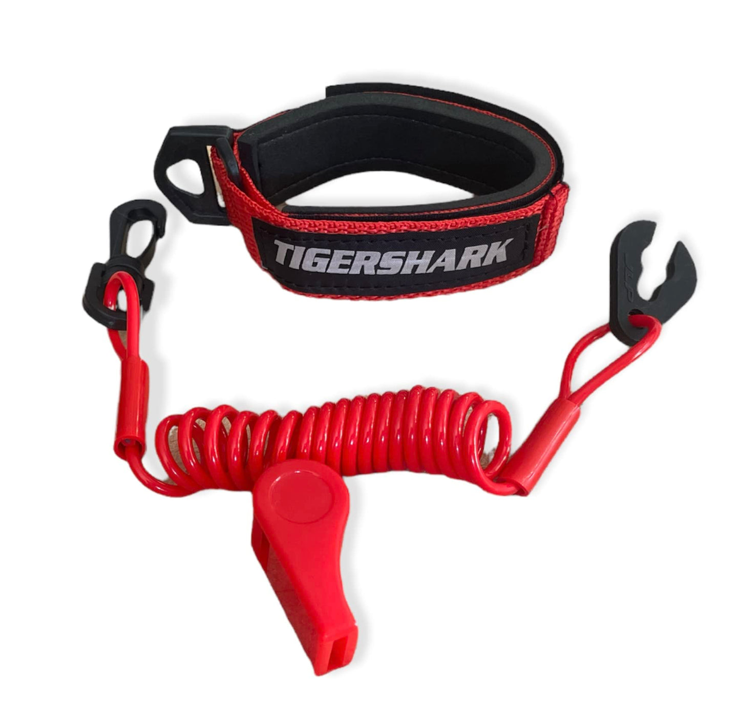 Tigershark Tiger Shark Barracuda Daytona Monte Carlo Monteg Lanyard & Wrist Band Whistle Red