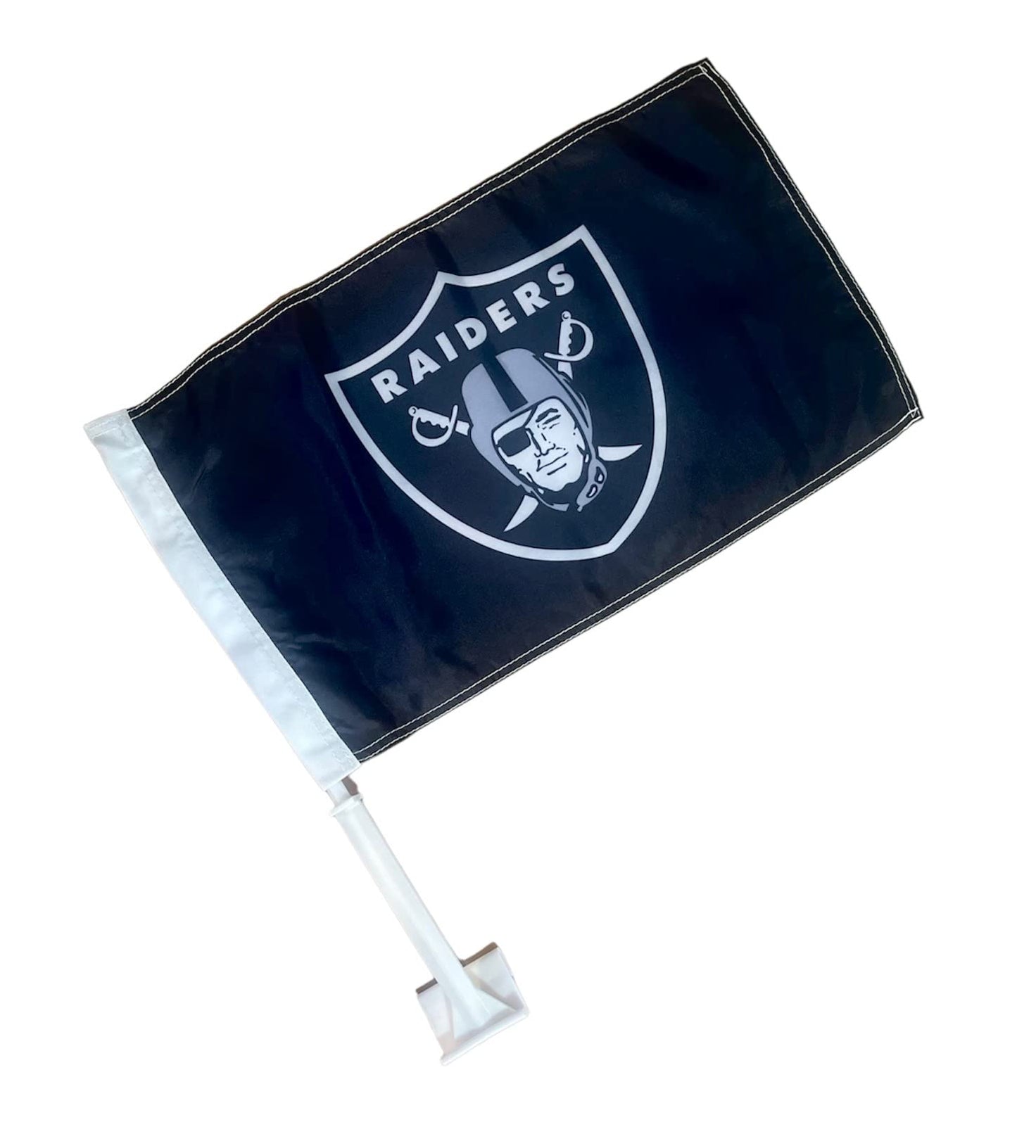 Car Window Clip on Flag Raiders