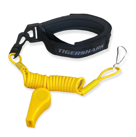 jlp Tigershark Tiger Shark Barracuda Daytona Monte Carlo Montego Replacement Lanyard, Whistle & Wrist Band Black / Yellow