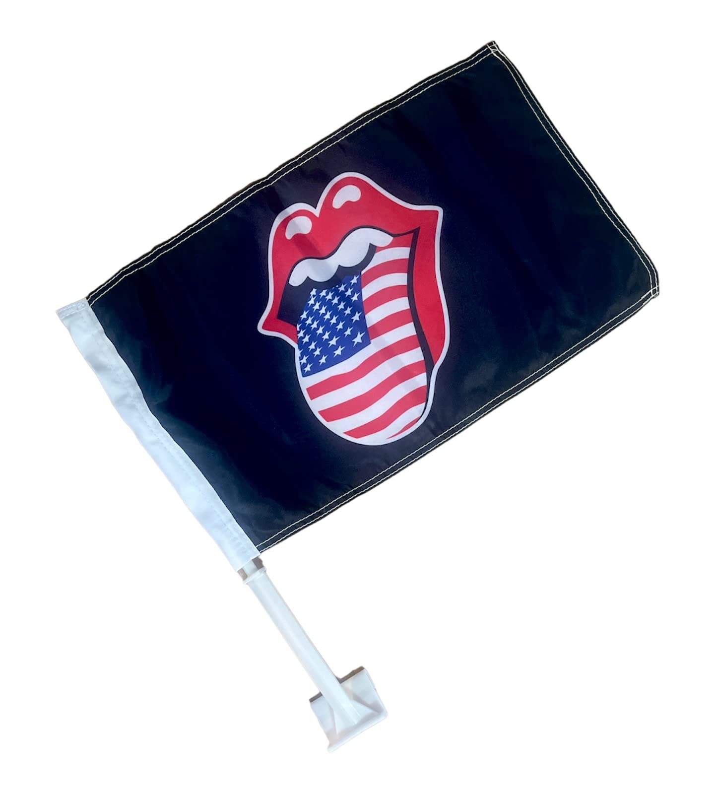 Car Window Clip on Flag Finish Line