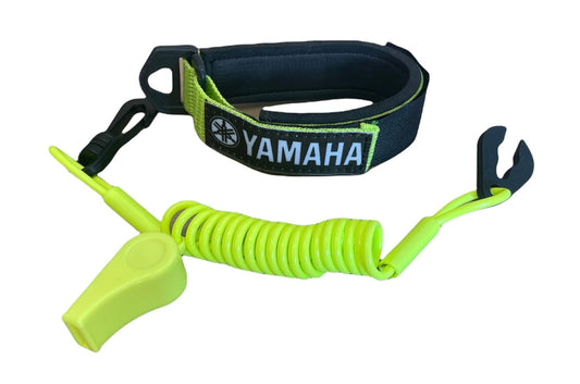 JLP Yamaha Superjet SJ Waverunner GP XL VX VXR Raider LX SHO Replacement Lanyard & Whistle Wrist Band Neon Yellow