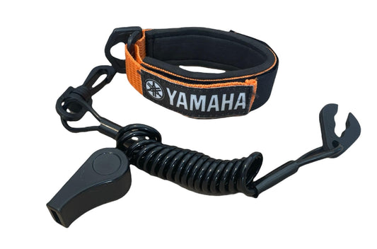 JLP Yamaha Superjet SJ Waverunner GP XL VX VXR Raider LX SHO Replacement Lanyard & Whistle Wrist Band Orange