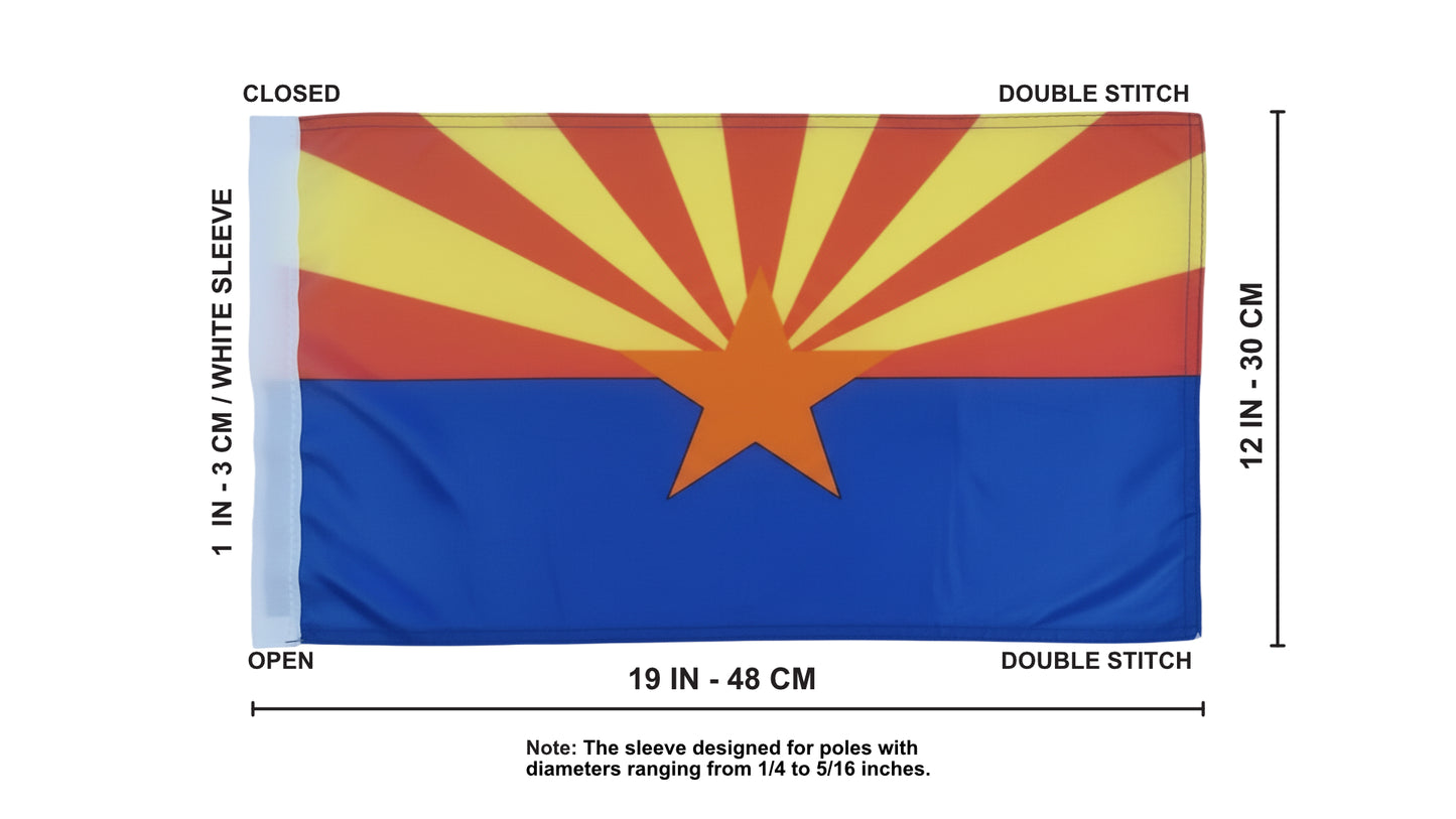 Bandera flexible de 6 pies Canam Can Am Maverick X3 Polaris Rzr Glamis Dunes Arizona