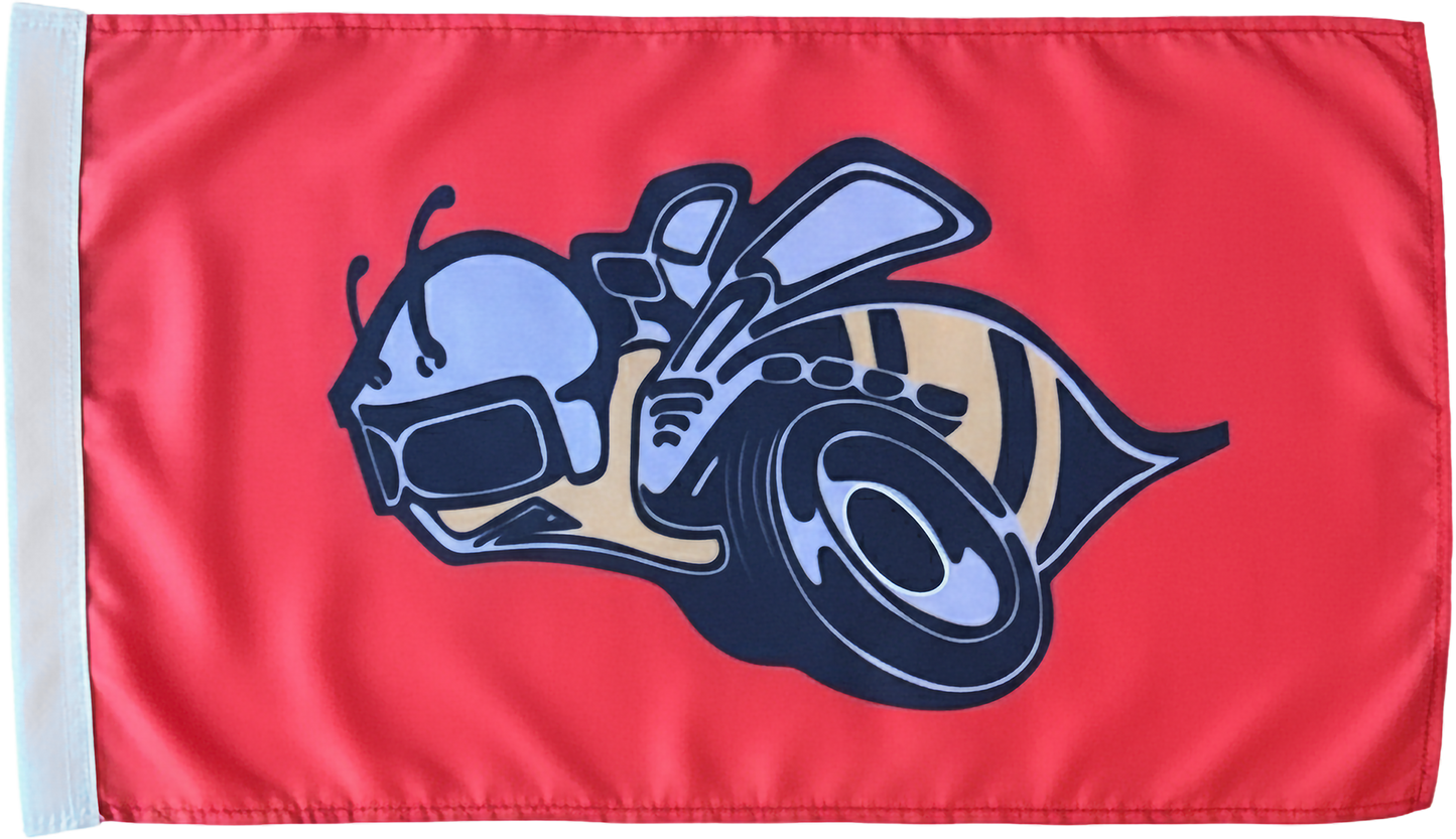Bandera flexible de 6 pies Canam Can Am Maverick X3 Polaris Rzr Glamis Dunes Rumble Bee