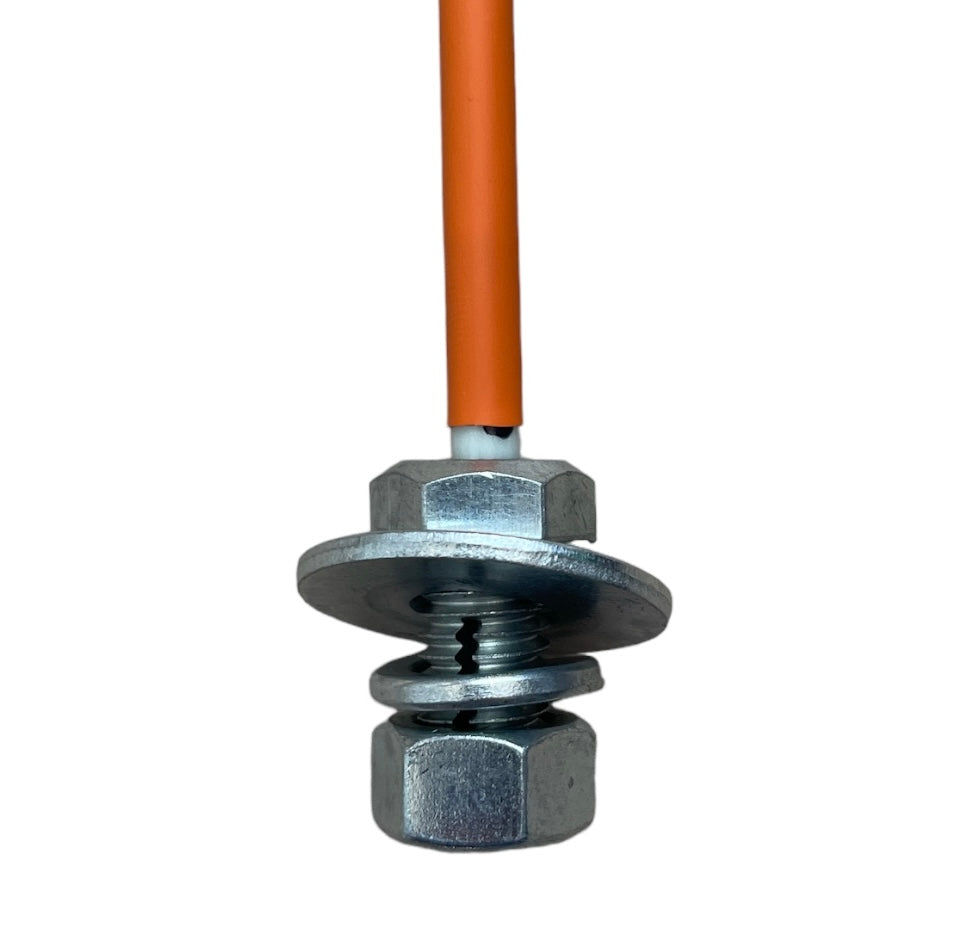 Bandera tipo látigo para vehículos todo terreno JLP Canam Can Am Maverick X3 Polaris RZR de 3,5 pies Bandera resistente color naranja Glamis