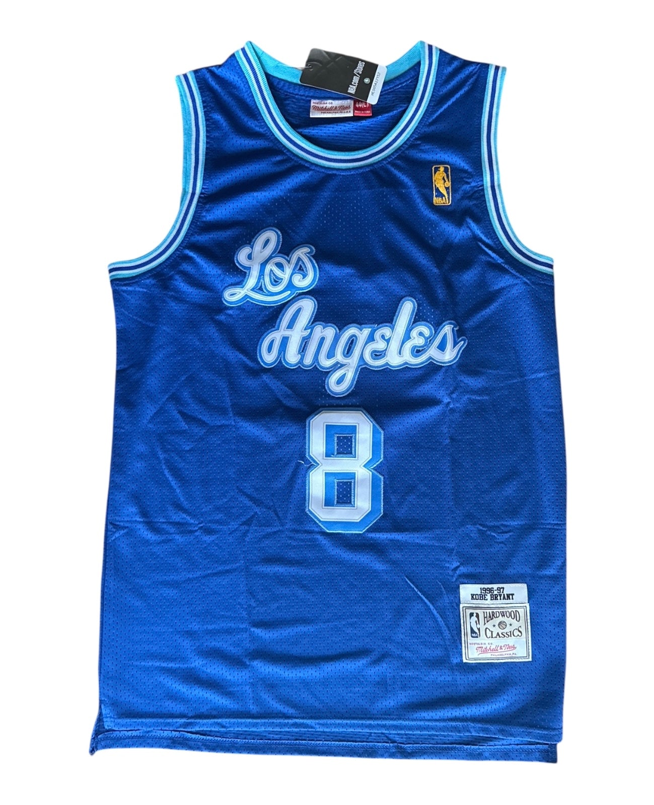 LOS ANGELES LAKERS KOBE BRYANT 1996-1997 ALTERNATE JERSEY BLUE