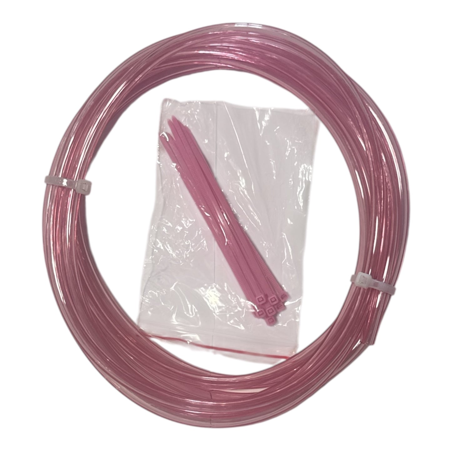 JLP Translucent Primer Oil Line Hose kit fuel carb Fuel 1/8 In Red