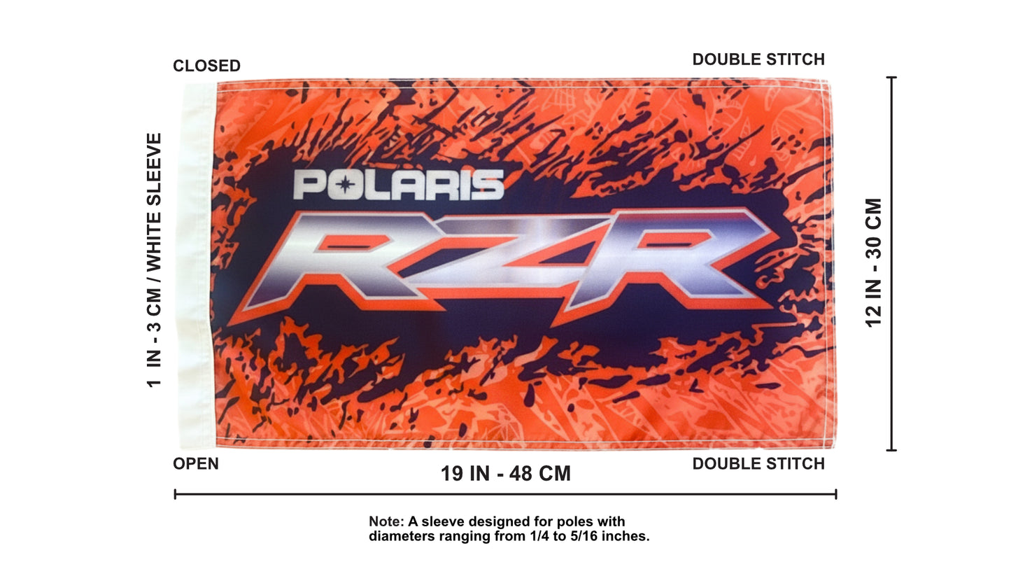 Bandera flexible tipo látigo Ozark de 3,5 pies para JLP RZR LTR450 LTZ50 LTZ90 King Quad LT80 Quadsport
