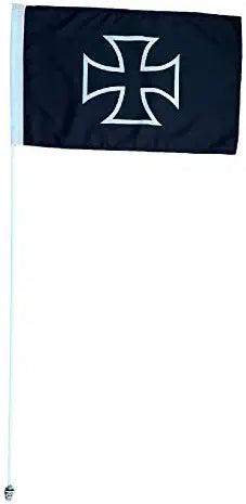 JLP Raptor Tacoma Tundra Flexible 3.5' ATV Whip Flag Iron Cross