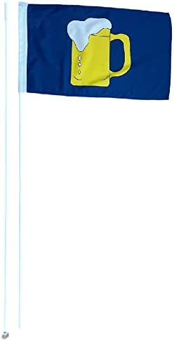 JLP Raptor Warrior Banshee YFZ450 Blaster 2 Part 7' ATV Whip Flag Beer Mug