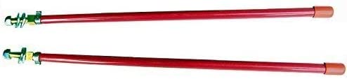 JLP Red/Orange Snow Plow Marker Set Guide Sticks Blade Markers New