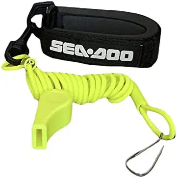 SSkidoo Ski-Doo Renegade MXZ Summit GSX Freeride Expedition Replacement Lanyard & Whistle Wrist Band Neon Yellow