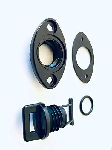 Drain Plug '95 & newer SeaDoo Polaris Black Double Seal