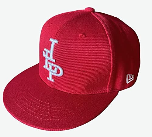 JLP Solid Cap Hat Ski Cap Skull Unisex One Size fits All Red