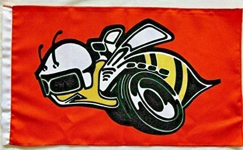 Bandera JLP LTZ400 LTR450 LTZ50 LTZ90 Ozark de 6 pies con látigo Rumble Bee