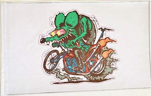 JLP Rat Fink Safari Crossroads Caravan Westfalia Airstream Flag Heavy Duty Material