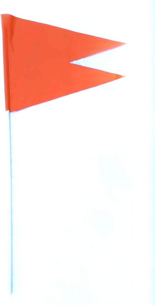 A JLP Heavy Duty Ski Flag with Pole Wakeboard Jetski Boat Double Triangle