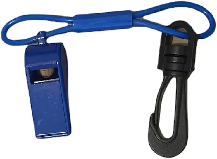 JETSKI SEADOO WAVERUNNER JET BOAT MERCURY MARINE WHISTLE WITH CLIP BLUE