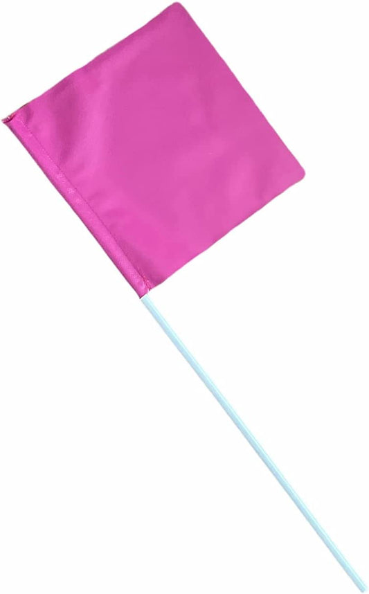 2095 Ski Flag with Pole fuchsia Purple Flag