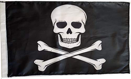 Bandera pirata JLP LTZ400 LTR450 LTZ50 LTZ90 de Ozark de 6 pies