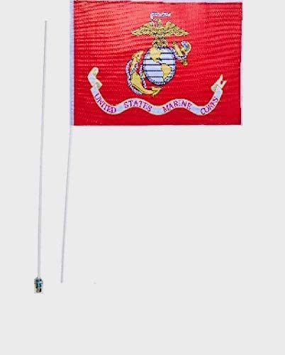 JLP Silverado Sierra Raptor Tacoma Tundra 2 Part 7' Whip Marine Glamis Dune Heavy Duty Flag