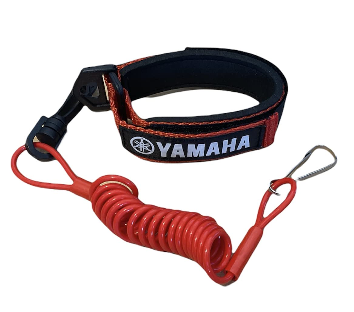 Yamaha Superjet SJ Waverunner GP XL VX VXR Raider LX SHO Replacement Lanyard & Wrist Band Red