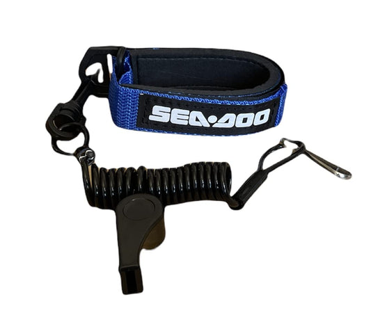 SSkidoo Ski-Doo Renegade MXZ Summit GSX Freeride Expedition Replacement Lanyard & Whistle Wrist Band Blue