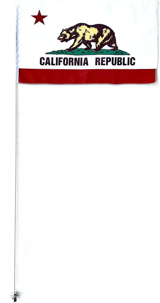 JLP Raptor Tacoma Tundra Flexible 3.5' ATV Whip Flag California
