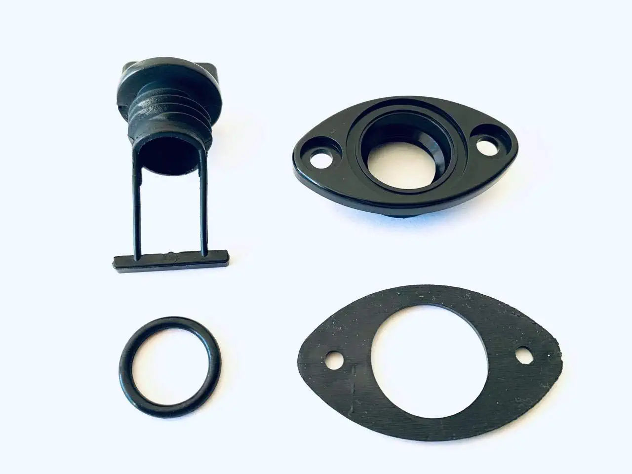 Drain Plug '95 & Newer Sea-Doo Polaris Aquatrax Black Double Seal