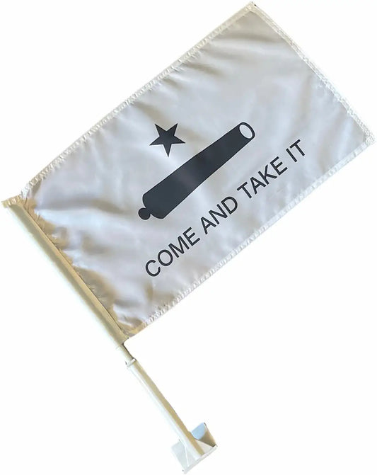 Car Window Clip on Flag Come and Take It