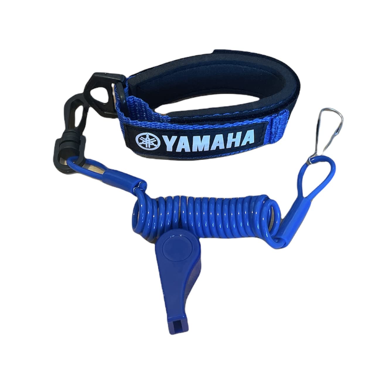 Yamaha FX VX Cruiser FZR SHO FX1 GP800 GP1200 GP1300 XL 1200 Replacement Lanyard & Whistle Wrist Band Blue