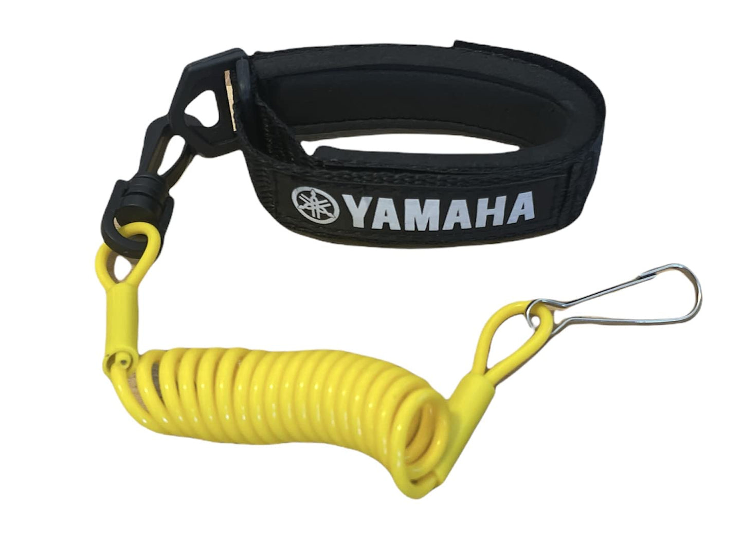 Yamaha Superjet SJ Waverunner GP XL VX VXR Raider LX SHO Replacement Lanyard & Whistle Wrist Band Black / Yellow